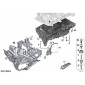 BMW Engine Oil Pan - Genuine BMW 11138580124