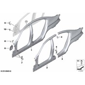 BMW Windshield Washer Fluid Reservoir Bracket - Genuine BMW 41007437511