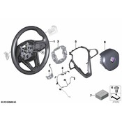 BMW Steering Wheel Trim - Genuine BMW 32306880410
