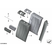 BMW Seat Back Cover - Genuine BMW 52207453663