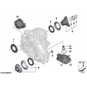 BMW Transfer Case Shift Shaft Seal - Genuine BMW 07145A12CE7