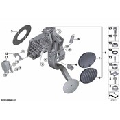 MINI Rubber Pad - Genuine MINI 35006860688