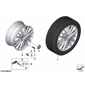 BMW Wheel Cap - Genuine BMW 36135A37E40