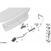 BMW Trunk Lock Actuator Motor - Genuine BMW 51247383283