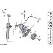 BMW ABS Wheel Speed Sensor - Genuine BMW 34526850767
