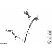 BMW Seat Belt Receptacle - Genuine BMW 72117378262