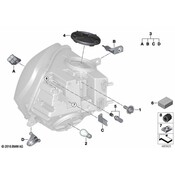 BMW Headlight Grommet - Genuine BMW 63117441312