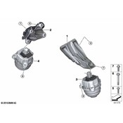 BMW Engine Mount Bolt - Genuine BMW 22116866155