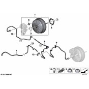 BMW Power Brake Booster Nut - Genuine BMW 07146890655