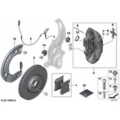 BMW Disc Brake Caliper - Genuine BMW 34117994926