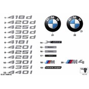 BMW Fender Emblem - Genuine BMW 51147418528