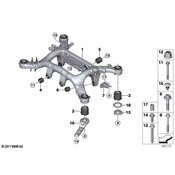 BMW Suspension Crossmember Stop - Genuine BMW 33316882793