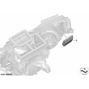 BMW HVAC Control Module - Genuine BMW 64115B8D5D6