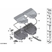 BMW Drive Motor Battery Pack Tray Bracket - Genuine BMW 61258614773
