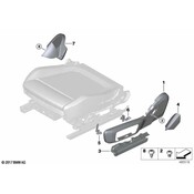 BMW Seat Trim Panel - Genuine BMW 52106993159