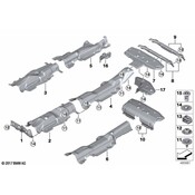 BMW Catalytic Converter Heat Shield - Genuine BMW 51487290778