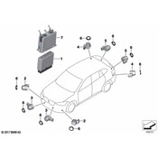 BMW Parking Aid Sensor - Genuine BMW 66206832305