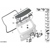 BMW Liftgate Release Switch - Genuine BMW 51247405634