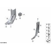 BMW Kick Panel Retainer - Genuine BMW 07147430771