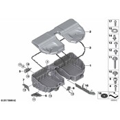 BMW Drive Motor Battery Pack Tray Bracket - Genuine BMW 61258624558