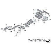 BMW Floor Pan Heat Shield - Genuine BMW 51487450534