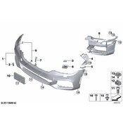 BMW Bumper Guide - Genuine BMW 51117385347