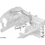 BMW Strut Tower Bolt - Genuine BMW 07148076410