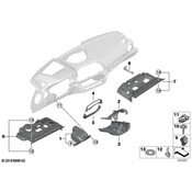 BMW Steering Column Cover - Genuine BMW 51456805546