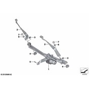 BMW Windshield Wiper Linkage Bolt - Genuine BMW 17137357293