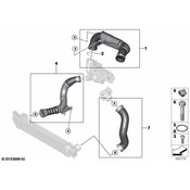 BMW Turbocharger Inlet Hose - Genuine BMW 13718675264