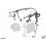 BMW Engine Wiring Harness - Genuine BMW 12515A05D02
