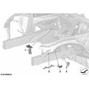 BMW Fender Rail Reinforcement - Genuine BMW 41007481041