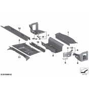 BMW Vapor Canister Bracket - Genuine BMW 41007431655