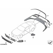 BMW Grille - Genuine BMW 51118074420