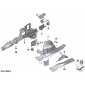 BMW Frame Rail End - Genuine BMW 41009630050