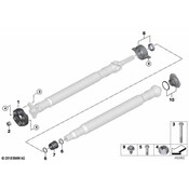 BMW Drive Shaft Flex Joint - Genuine BMW 26119895600