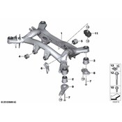 BMW Suspension Crossmember Insulator - Genuine BMW 33316876240