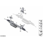 BMW Rack and Pinion Heat Shield - Genuine BMW 32106881434