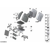 BMW Door Applique Screw - Genuine BMW 07147442844