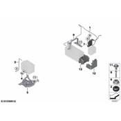 BMW Battery Hold Down Frame - Genuine BMW 61216832664