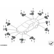 BMW Parking Aid Sensor - Genuine BMW 66207927946