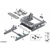 BMW Seat Track - Genuine BMW 52107454051