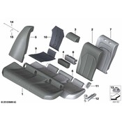 BMW Seat Back Cushion - Genuine BMW 52208491406