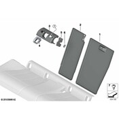 BMW Seat Back Panel - Genuine BMW 52207499650