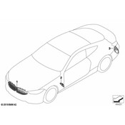 BMW Fender Molding - Genuine BMW 51138080614