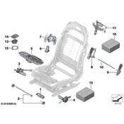 BMW Seat Motor - Genuine BMW 52107314200