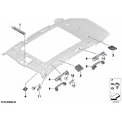 BMW Roof Opening Trim - Genuine BMW 51447473341