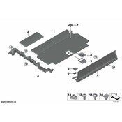 BMW Cargo Cover Handle - Genuine BMW 51477951959