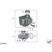 BMW Brake Master Cylinder - Genuine BMW 34336892205