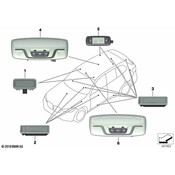 BMW Reading Light - Genuine BMW 63317910813
